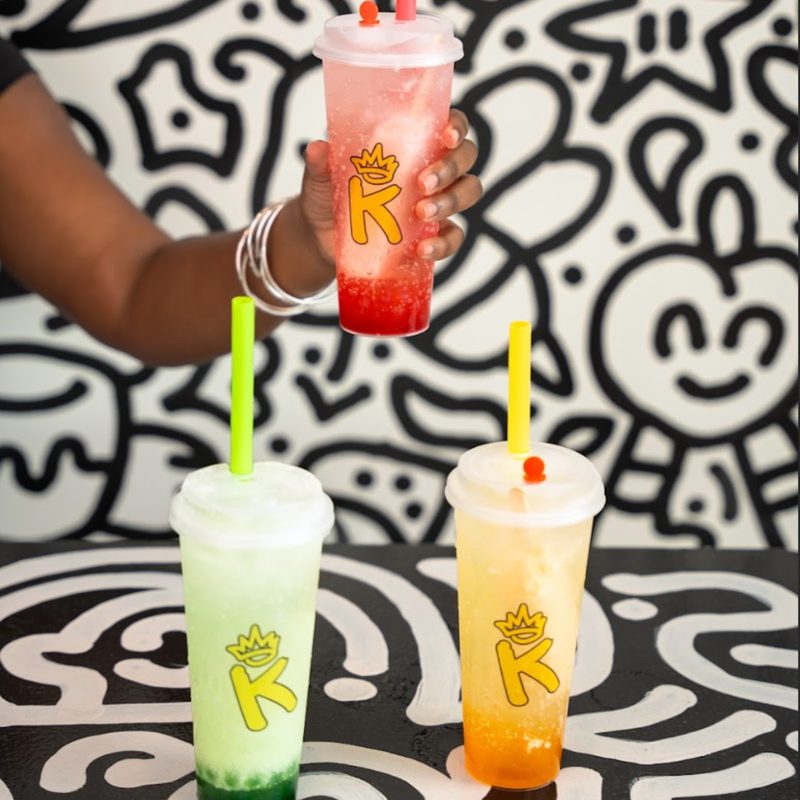 K-BOB boba cream chillers in K-BOB cups